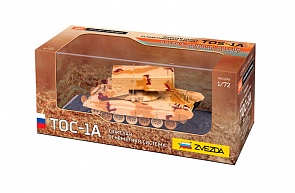 Модель сборная - Танк Тяжёлая огнемётная система ТОС-1А (Звезда, 2501з)